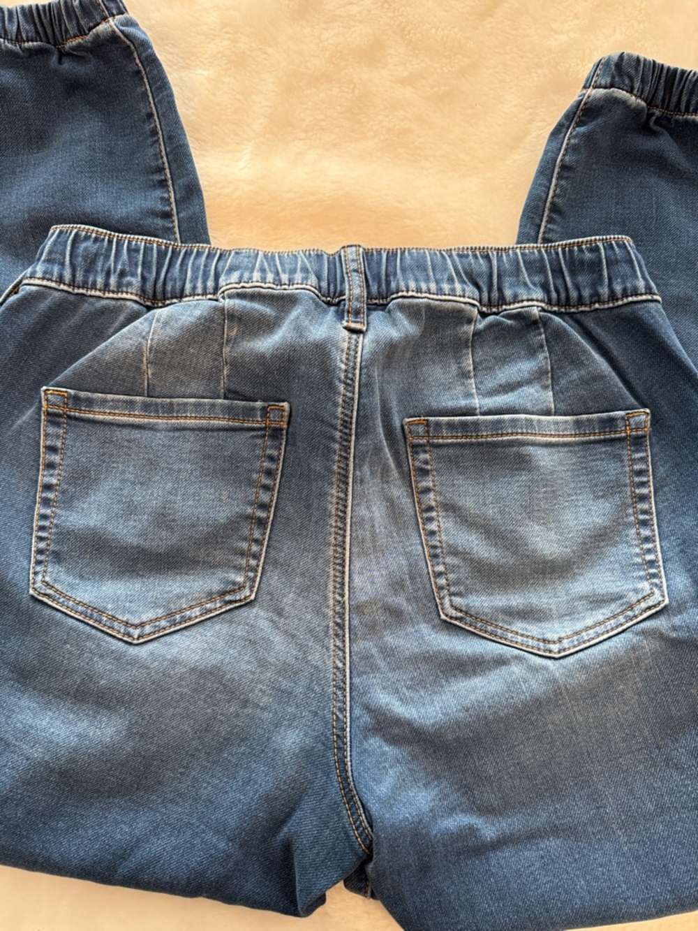 Torrid Denim Jogger Jeans – Drawstring Waist – Medium Wash - Picture 4 of 11